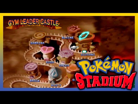 Pokémon Stadium - Gym Leader Castle - Full Game Walkthrough / Longplay (N64) Full HD 60ᶠᵖˢ