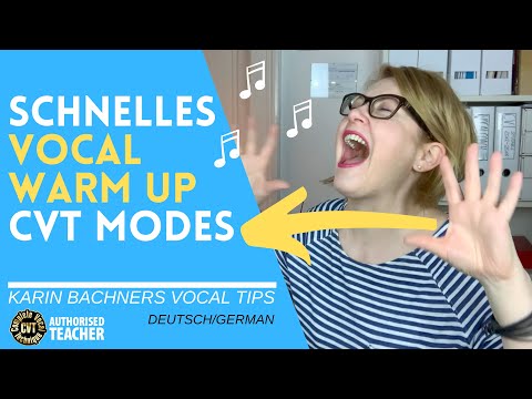 Quick 7 min easy Vocal Warm Up mit CompleteVocalTechnique Modes