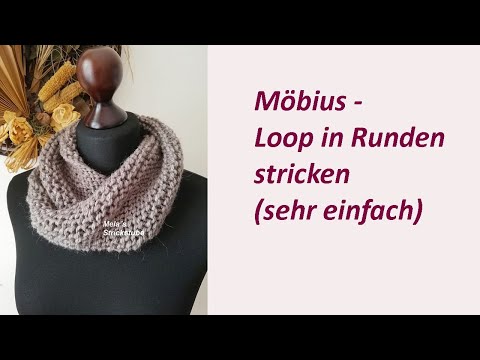 Ragmela 37 - Möbius - Loop in Runden stricken (super einfach)