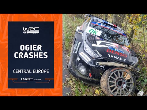 Ogier CRASHES | WRC Central European Rally 2025