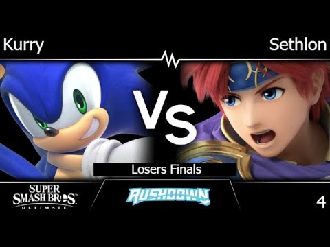 Rushdown 4 - SM | Kurry (Sonic, Snake) vs FX | Sethlon (Roy) Losers Finals - SSBU