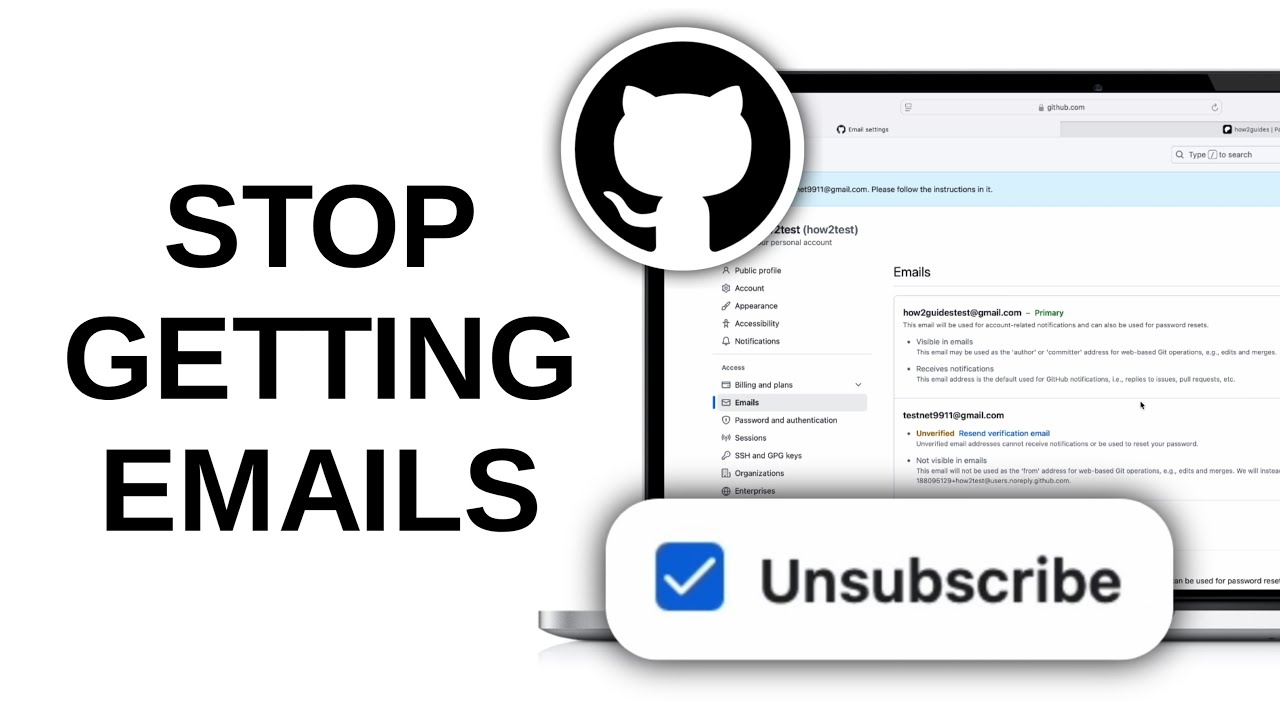 How to Stop Receiving Emails from GitHub