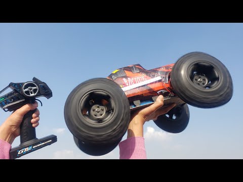 FS Racing 1:10 Scale 4x4 Brushless Highspeed Offroad RC Monster Truck Unbox and Test