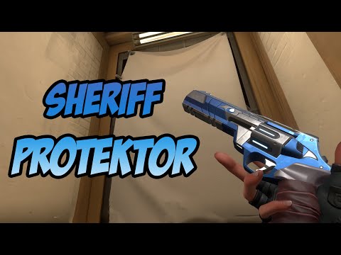 PROTEKTOR SHERIFF SKIN GAMEPLAY (SOVA SHERIFF SKIN) - VALORANT