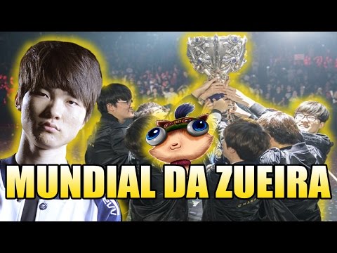 MUNDIAL DA ZUEIRA #15 (FINAL) - FAKER SOLADO E SKT CAMPEÃ DO MUNDIAL