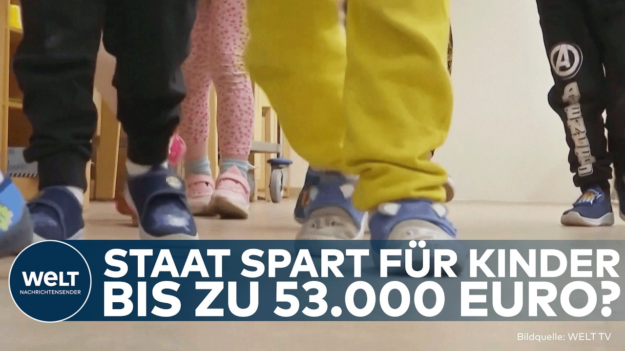 DEUTSCHLAND: Bundestag beschließt Frühstartrente! Kinder bekommen künftig 10 Euro im Monat