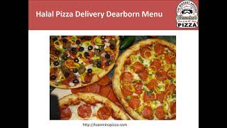 Halal Pizza Delivery Dearborn Menu