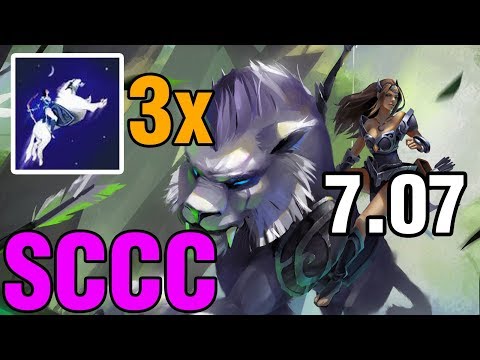 Leap 3x - Sccc Plays Mirana - Patch 7.07 - Dota 2