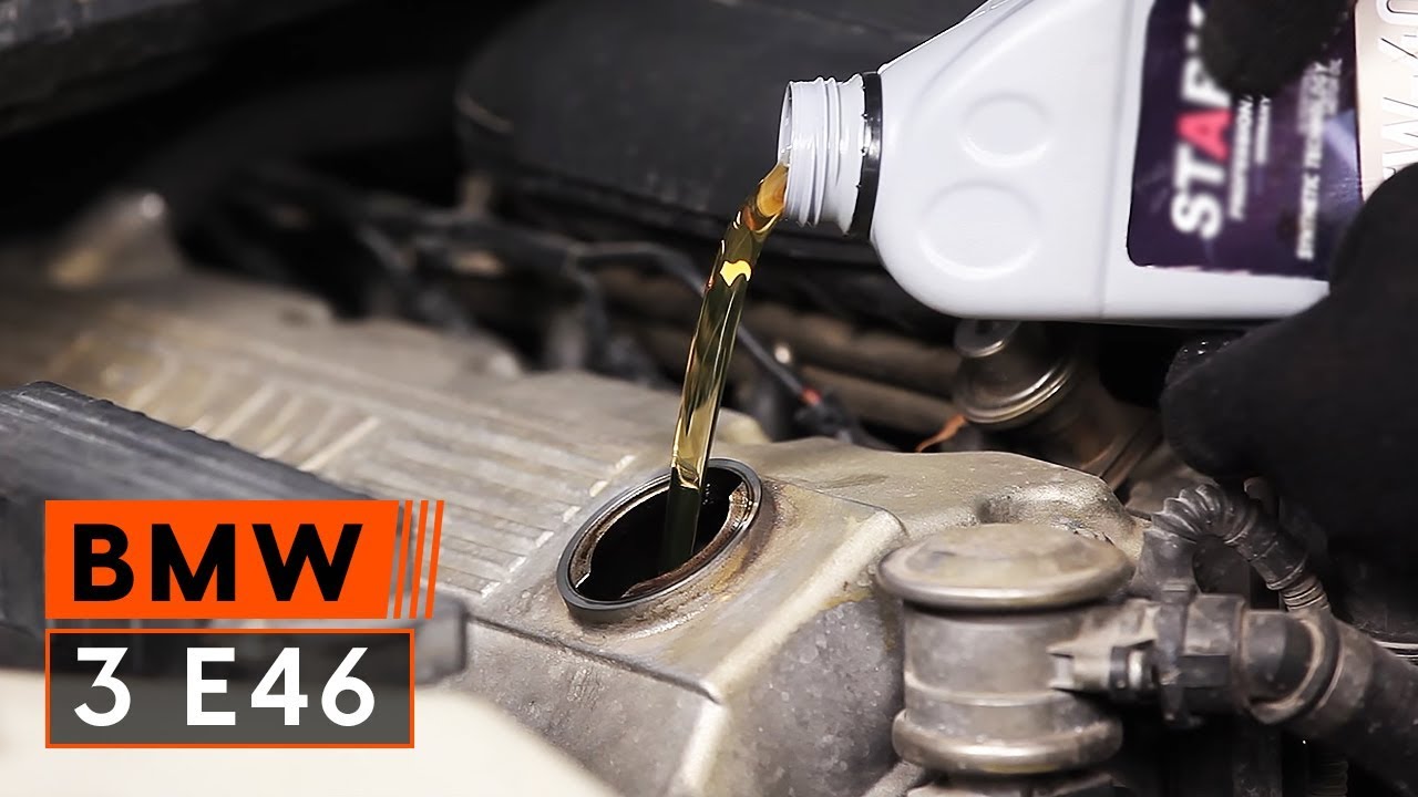 Jak vyměnit motorový olej a olejový filtr na BMW E46 – návod k výměně