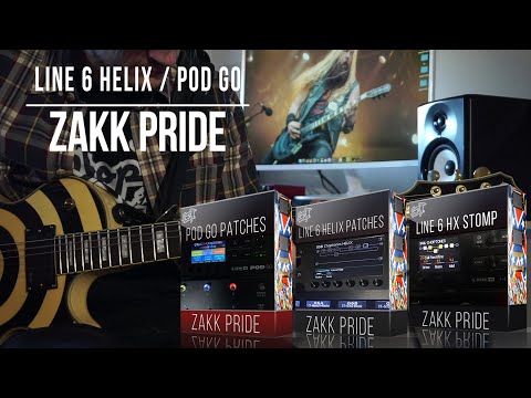 Line 6 Helix / HX Stomp / POD Go Patches | Zakk Pride | Wylde Medley Demo