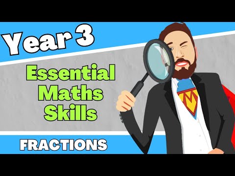 Year 3 Maths Lesson UK - FRACTIONS