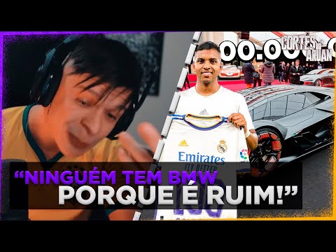 ARUAN REAGE A OS CARROS DOS JOGADORES DO REAL MADRID EM 2022 (CANAL OS 10 - SUPER CARROS)