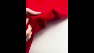 A1_616 Пальтово-костюмная цвет Красный, ширина 132 см на YouTube