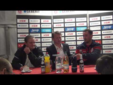 Pressekonferenz SC Pfullendorf - SSV Ulm 1846 Fussball