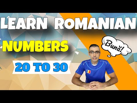 Romanian Language Numbers #3: Counting from 20 to 30