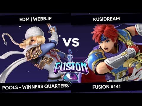 Fusion #141 - WebbJP (Sheik) vs KusiDream (Roy) - Pools - Winners Quarters