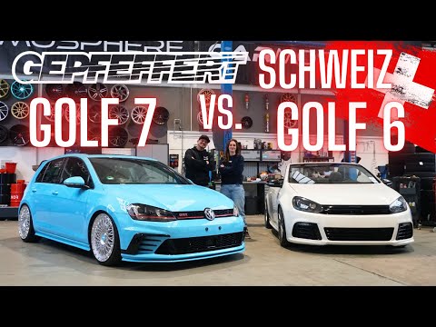 2x GEPFEFFERT VW Golf 6 vs. Golf 7 / GEPFEFFERT SCHWEIZ