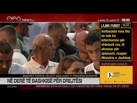 Edicioni informativ - 25 Gusht 2022 - Ora 09:00 - Ora News