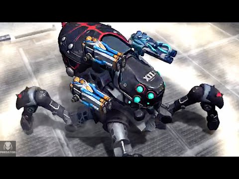 Mega Arachnid Invader Hunting Down Robots - Unstoppable With MAX Heavy Armour & Pilot Skills | WR