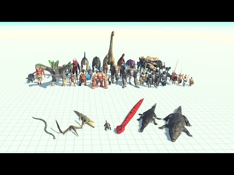 Best Faction Competition - REPTILES | ARBS Animal Revolt Battle Simulator