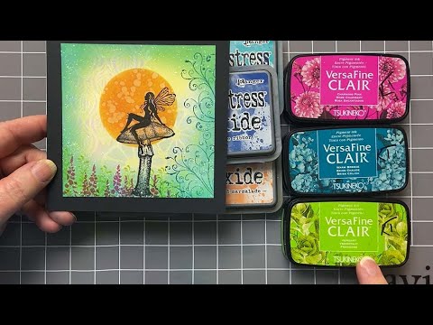 Daydreaming in Brights by Karen Telfer - A Lavinia Stamps Tutorial