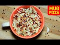 Mug Pizza Recipe 5 Min Instant Pizza At Home Pizza At Home Pizza In Microwave Pizza Cup Pizza