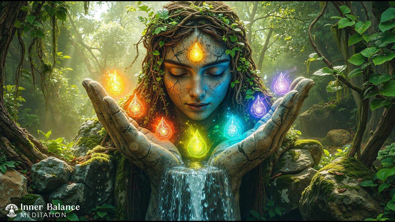 Gaia Healing Music For 7 Chakras | Grounding, Inner Balance, Relax Mind | 528Hz Dna Repair