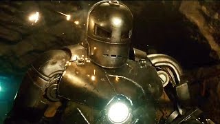 Iron Man - Cave Battle Scene - MARK 1 - Iron Man (2008) Movie CLIP HD