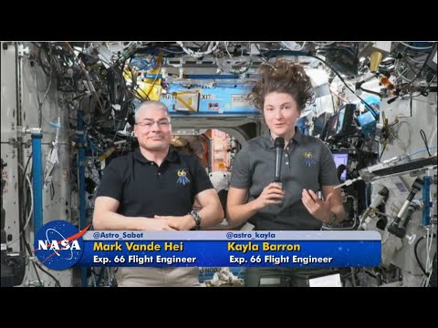 Expedition 66 Space Station Astronauts Answer California Student Questions - Jan. 24, 2022