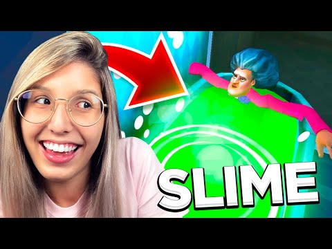 The Evil Teacher Got Stuck in a Tub of Slime! (Scary Teacher 3D)