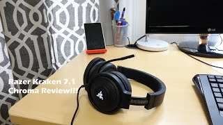 Video thumbnail for Razer Kraken 7.1 Chroma Review by Booredatwork.com