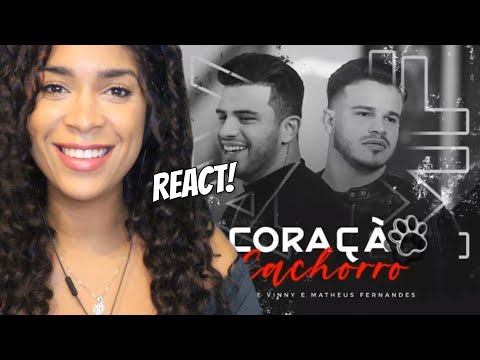 Gringa reage a Coração Cachorro (Late Coração) - Ávine e Matheus Fernandes