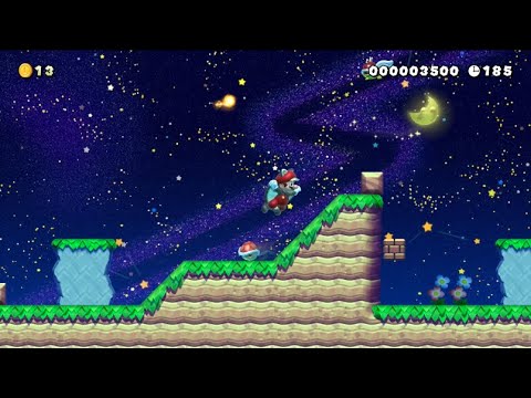 Eric's Super Mario Maker 2 Levels: Moonlight Meadows