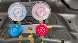 How to Recharge Your R134A AC System with Manifold Gauges - 2011-2017 Honda Odyssey