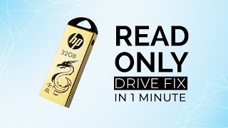 HP USB Drive Read-Only Bug FIX [Easy & Fast]