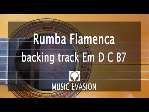 RUMBA FLAMENCA  Backing Track Em D C B7