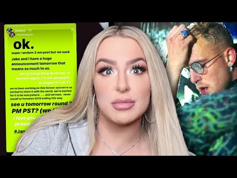 wait..Jake Paul and Tana Mongeau make a huge announcement but he's still singing about his ex