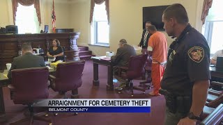 Belmont County couple appears in court for allegedly stealing cemetery money