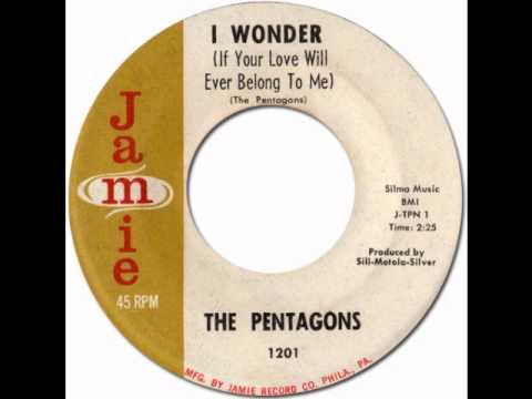 I WONDER - The Pentagons [Jamie 1201] 1961