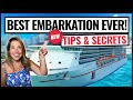 10 CRUISE EMBARKATION DAY TIPS & SECRETS to Save Time, Money & Stress!