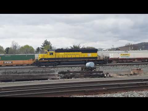 nysw 3016 sd33eco idleing in binghamton yard