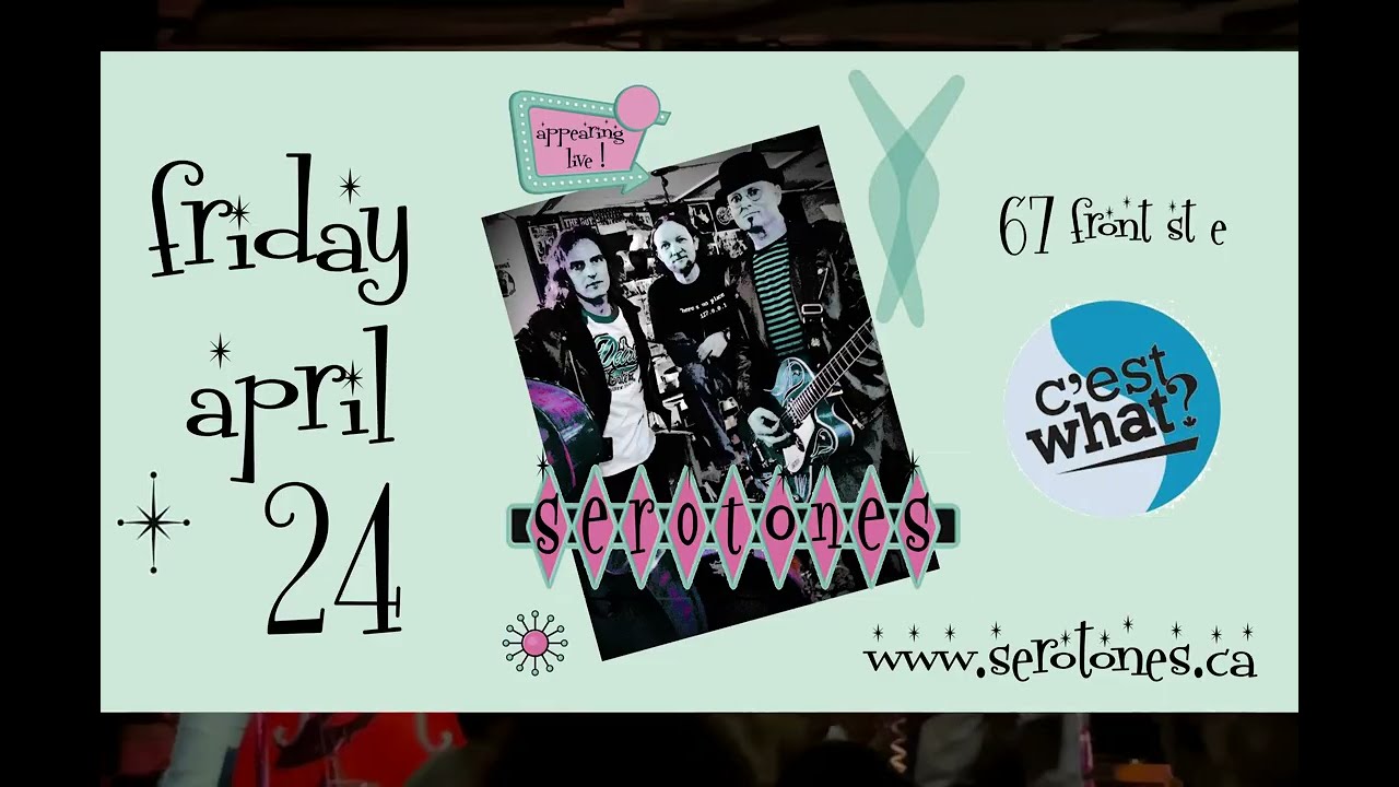 Promotional video thumbnail 2 for The Serotones