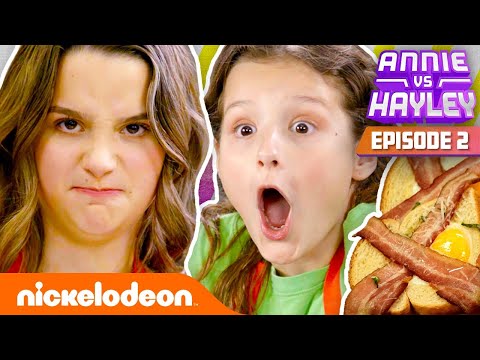 Annie & Hayley LeBlanc Make Their Mom Breakfast! 🍳 Annie vs. Hayley: Ep 2 | Nick