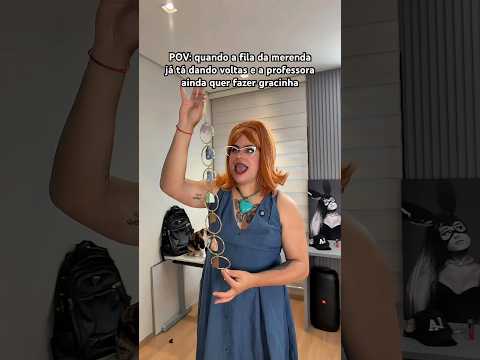 O intervalo acaba e eu ainda não comi 💔