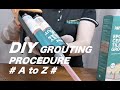 EASY DIY GROUTING PERFLEX® CARTRIDGE TILE GROUT # A to Z#
