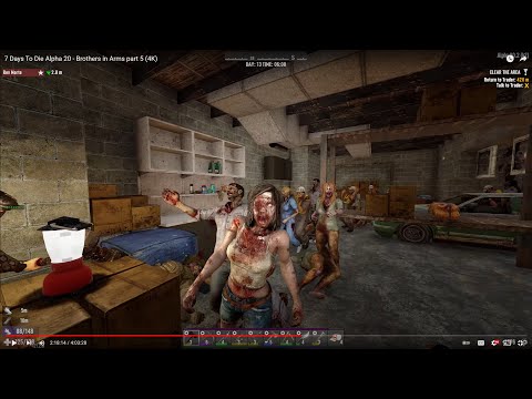 7 Days To Die Alpha 20 - Brothers in Arms part 8 (4K)