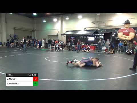 112 Lbs Round Of 32 Victoria Nunez Team Texas Vs Skyleigh Pflaster Team Kansas