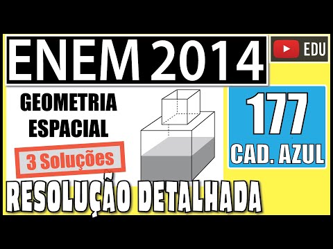 [ENEM 2014 177] 📘 GEOMETRIA ESPACIAL Um fazendeiro tem um depósito para armazenar leite formado por