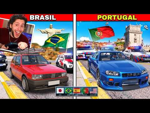 I escaped in 5 different countries!! GTA 5 RP!