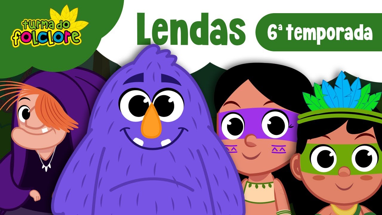 Coletânea da Turma do Folclore (6. Temporada: Lendas): 4 vídeos - Video Infantil Oficial